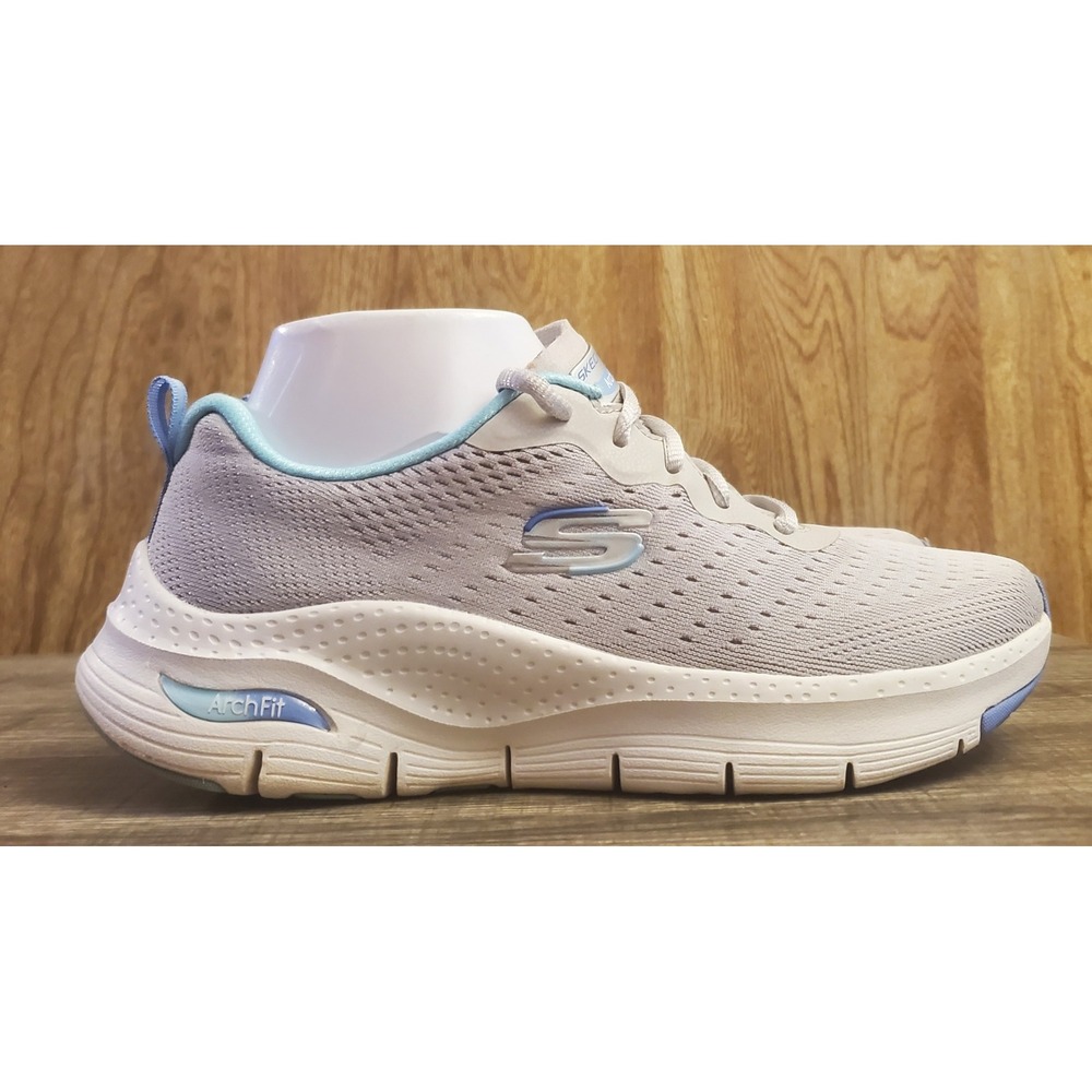 Skechers Arch Fit Walking Running Shoes Sneakers Women's Size 7.5 Gray‎